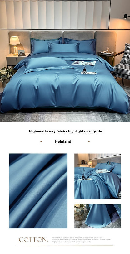 Egyptian Long‑Staple Satin Fabric Cotton Sheet – Luxury, Breathability &amp; Timeless Comfort