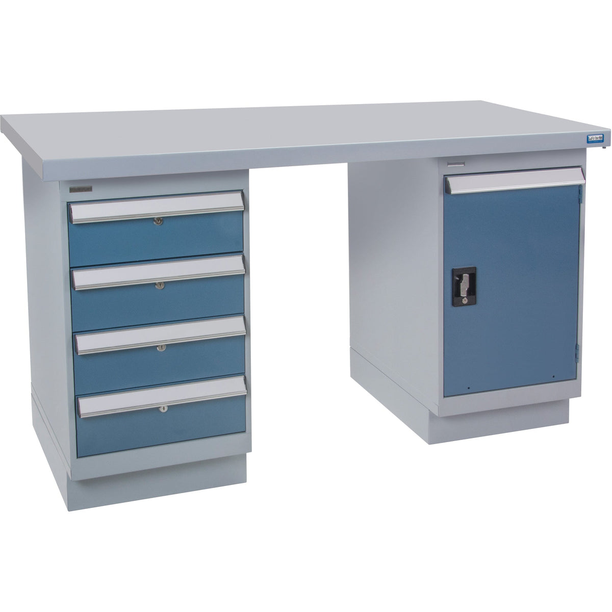 Établi préconfiguré, 152,4 cm l. x 76,2 cm P x 86,4 cm H, capacité de 1 134 kg.