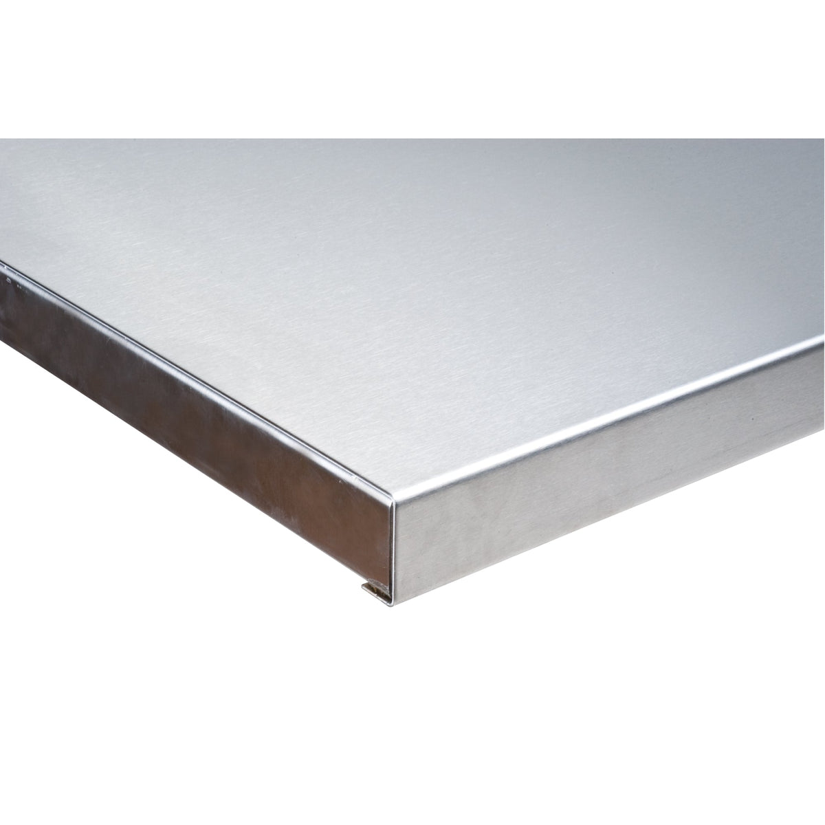 Dessus d'établi en acier inoxydable 304 rempli de bois, 91,4 cm P x 152,4 cm L, 4,45 cm d'épaisseur