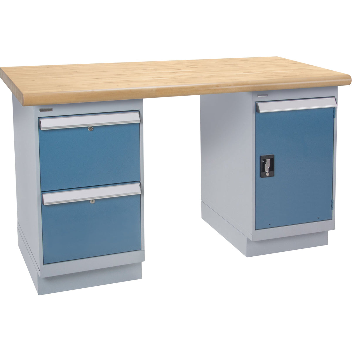 Heavy-Duty Workbench, Door & Drawers, 1500 lbs. Cap., 60" W x 36" D, 34" H