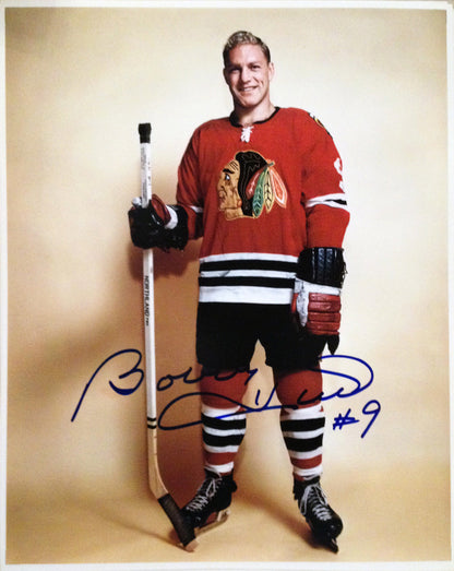 PHOTO 8X10 AUTOGRAPHIÉE DE BOBBY HULL - CHICAGO BLACKHAWKS (TxH)