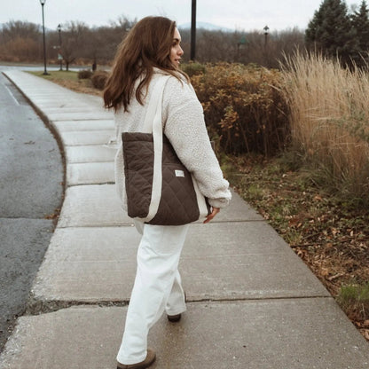 Quilted everyday tote