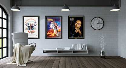 Prince Purple Rain Framed Music Movie Poster (33.5x23.5)