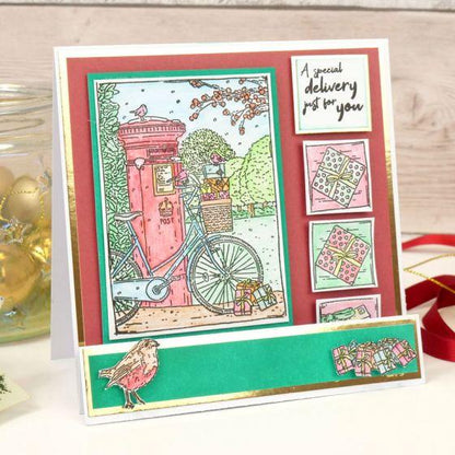 For The Love Of Stamps - Set de timbres A6 Envois de Noël