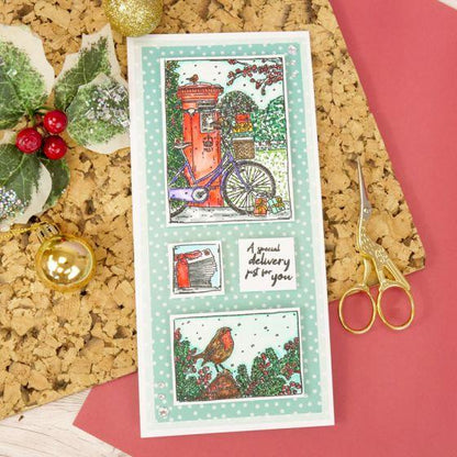 For The Love Of Stamps - Set de timbres A6 Envois de Noël