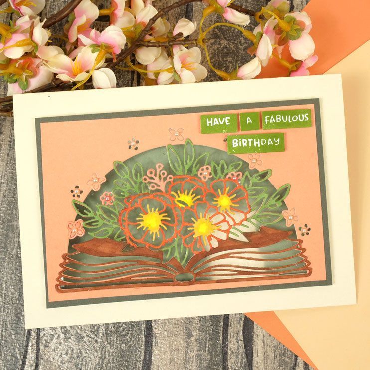 Pour l'amour des timbres - Bandes de texte Floral Burst