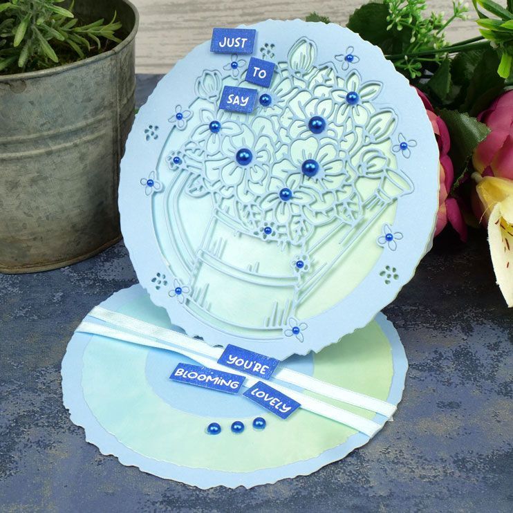 Pour l'amour des timbres - Bandes de texte Floral Burst