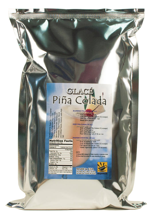 Pina Colada 4 in 1 Mix for Bubble Tea, Smoothies, Lattes and Frappes, 3 lbs. Bag (Case 6 x 3 lbs. Bags)  - Multi-Use Powdered Beverage Mix - Ships Free Within Canada on Orders Above CAD $199