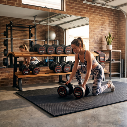 HAJEX Round Dumbbells 5 to 150 LB (Elite Series)