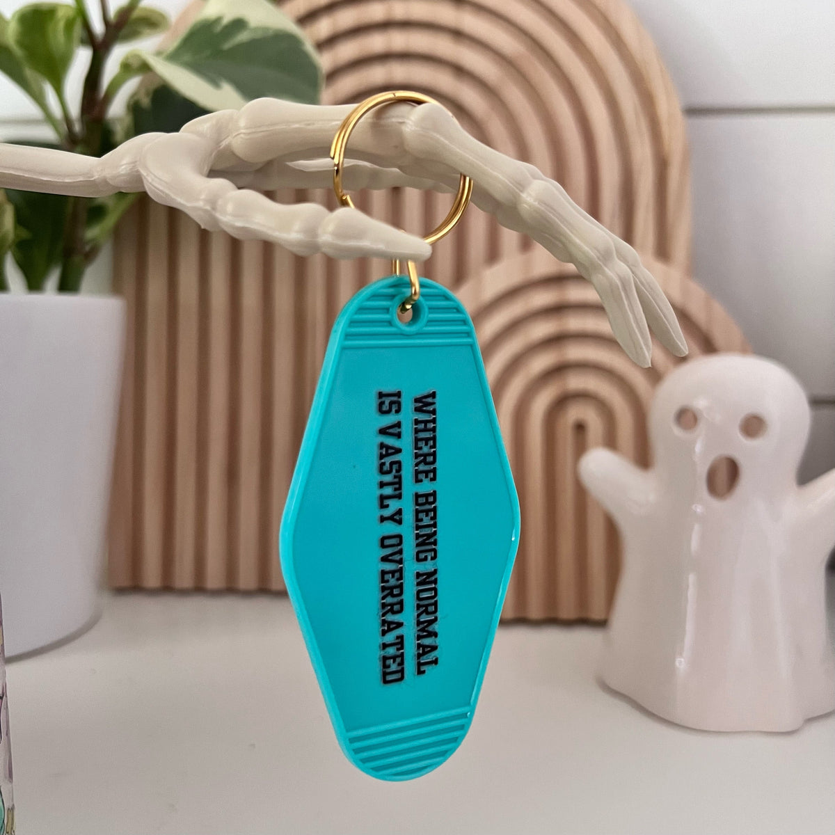 Halloween Town University Keychain