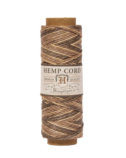 Bobines de ficelle de chanvre panachée Hemptique #10, 25 g