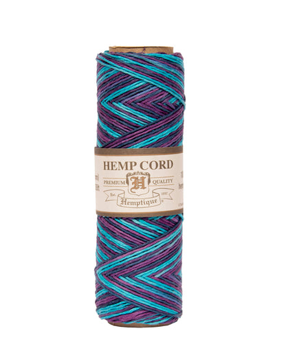 Bobines de ficelle de chanvre panachée Hemptique #10, 25 g