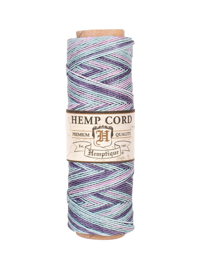 Bobines de ficelle de chanvre panachée Hemptique #10, 25 g