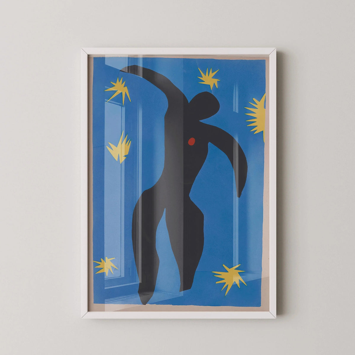 Henri Matisse - Icare | Célèbres Papiers Découpés (disponible encadré à la main ou non encadré)