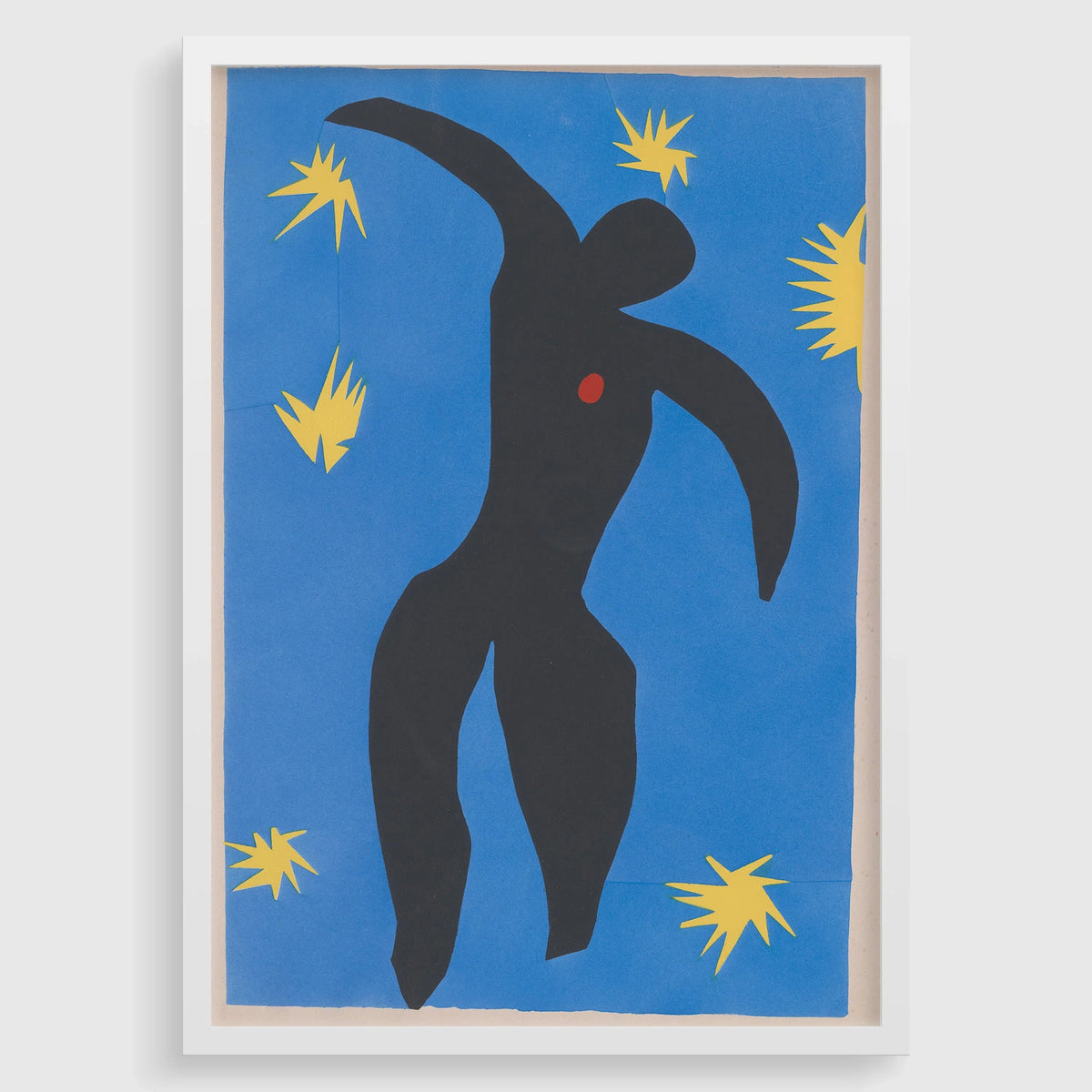 Henri Matisse - Icare | Célèbres Papiers Découpés (disponible encadré à la main ou non encadré)