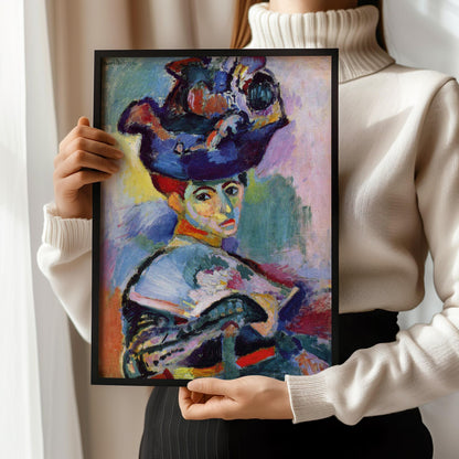 Henri Matisse - Woman with a Hat | Famous Art Madame Matisse (available handframed or unframed)