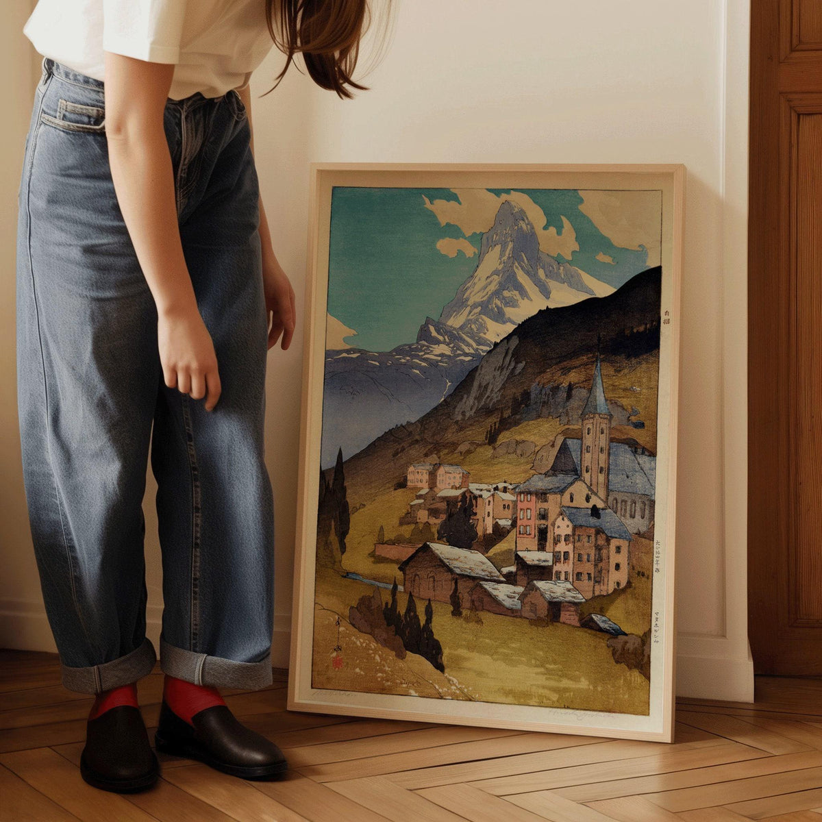 Hiroshi Yoshida - The Matterhorn Giclee Print: Japanese Woodblock Art