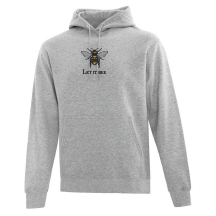 Sweat à capuche « Let it Bee » brodé