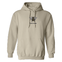 Sweat à capuche « Let it Bee » brodé
