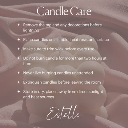 Twisted Soy Wax Taper Candle | Handmade Home Decor