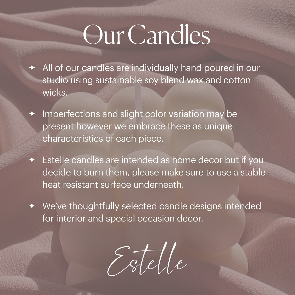 Grande bougie en cire de soja en forme de coquille | Décoration d'intérieur