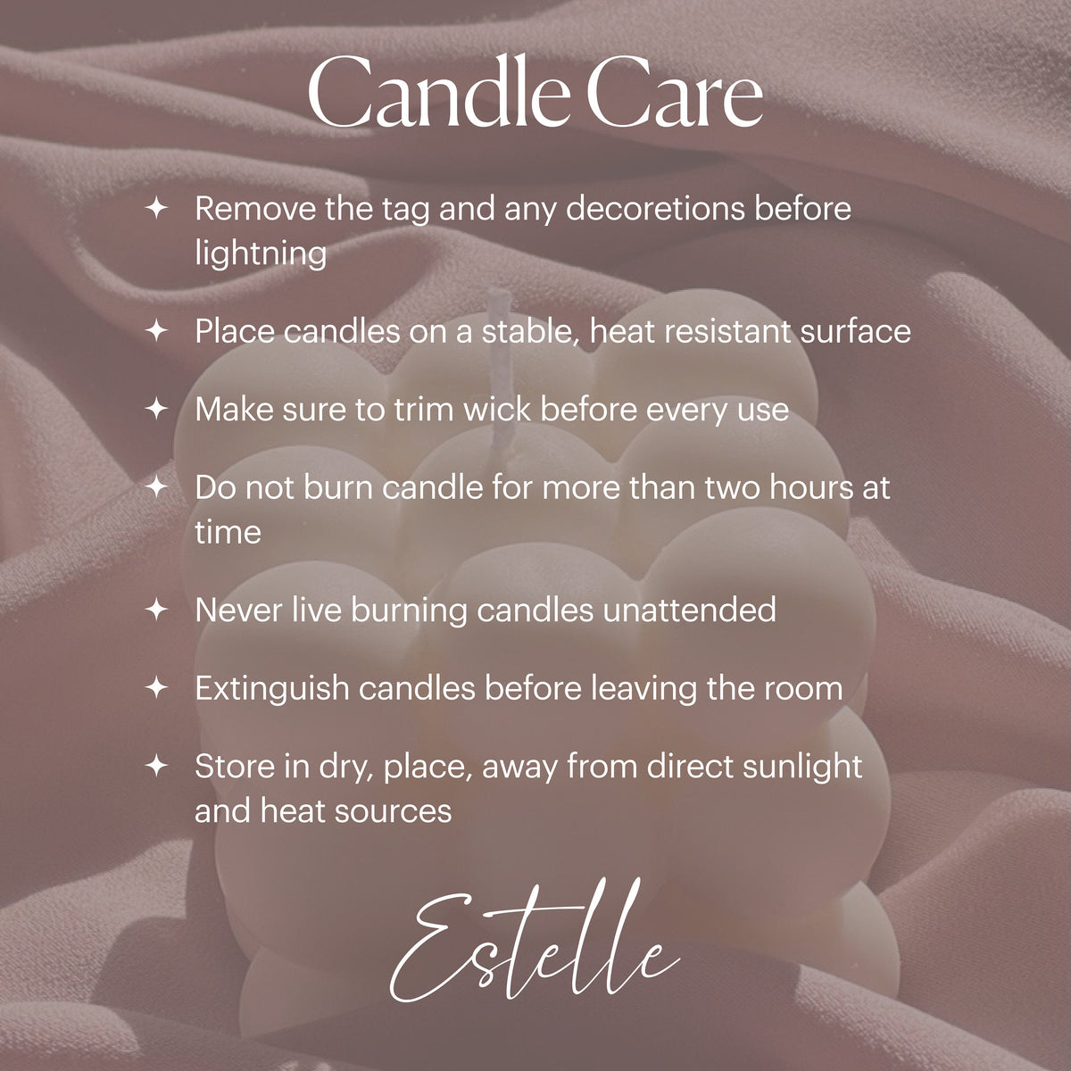 Blind Justice Soy Wax Candle: Woman Bust Statue Candle