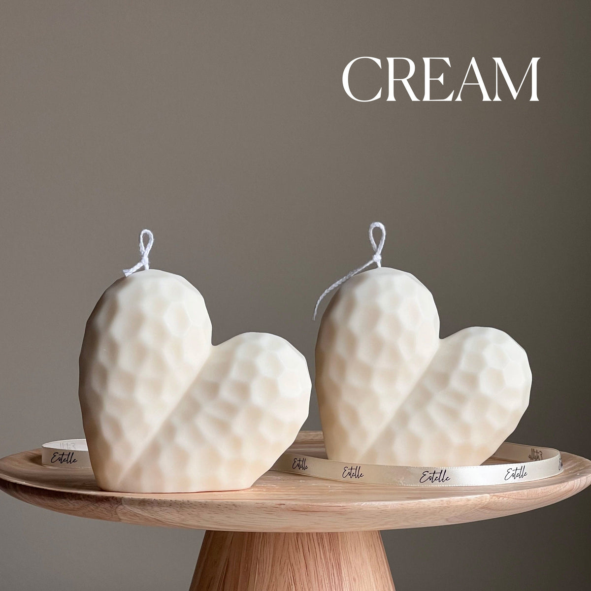 Handmade Large Heart Candle | Soy Wax Home Decor