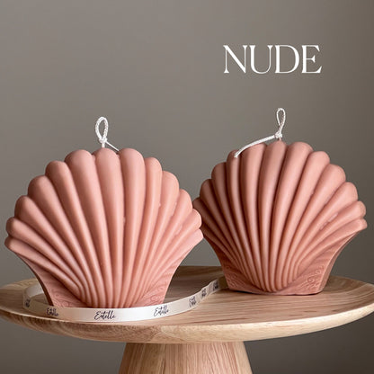 Large Seashell Soy Wax Candle | Unique Home Decor