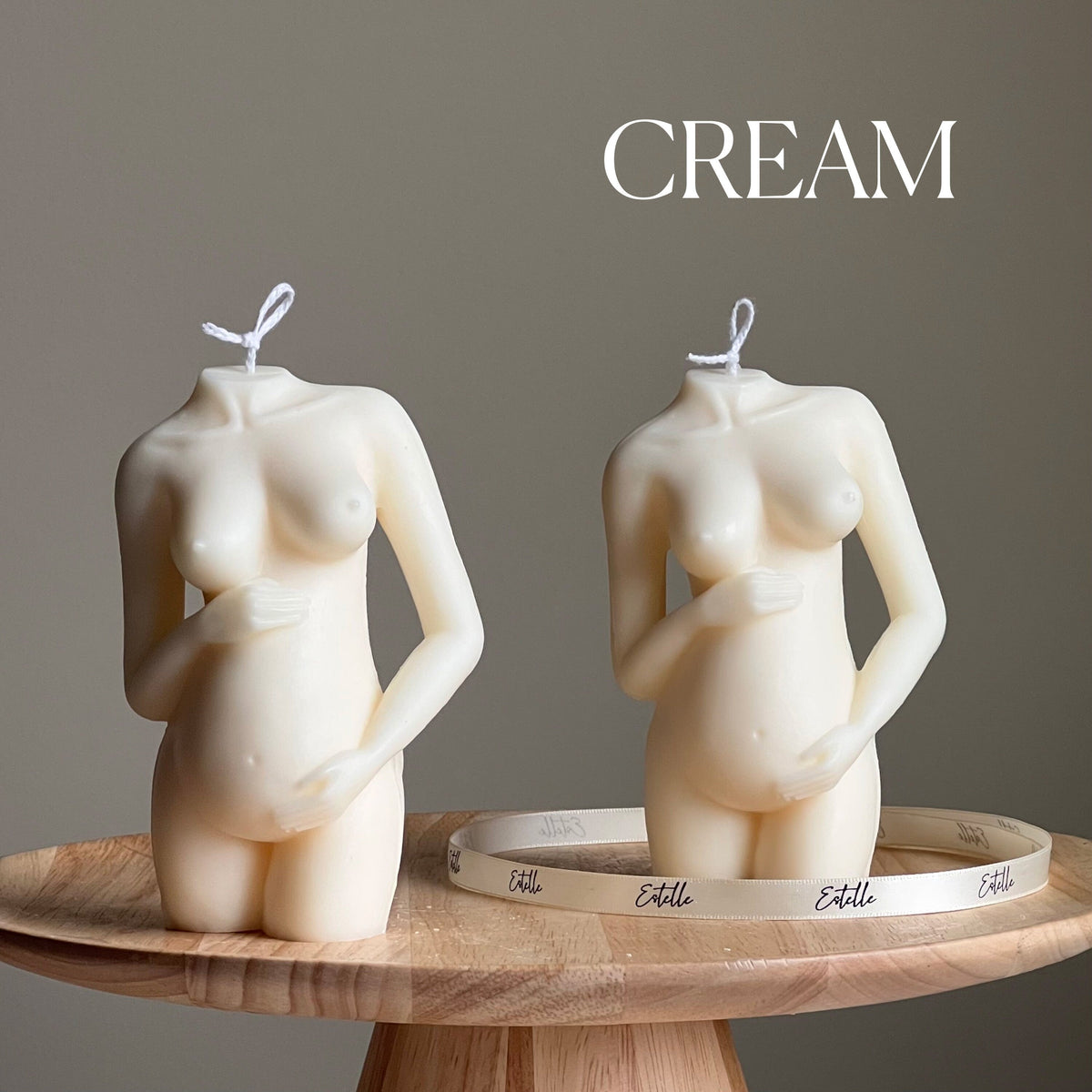 Bougie de soja femme enceinte | Décoration d'intérieur Body Positive, Cadeau de baby shower