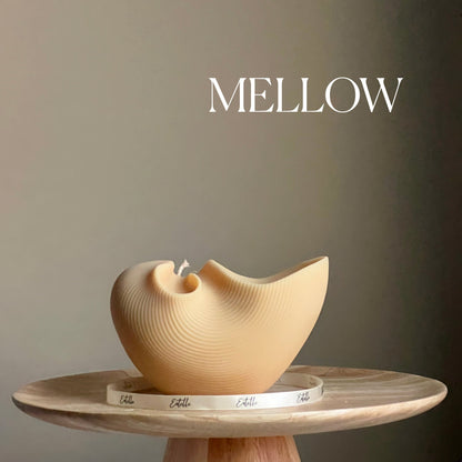 Large Seashell Soy Wax Candle | Unique Clam Shell Decor
