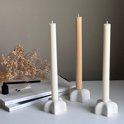 Porte-bougie étoile en Jésmonite : Décoration de table minimaliste
