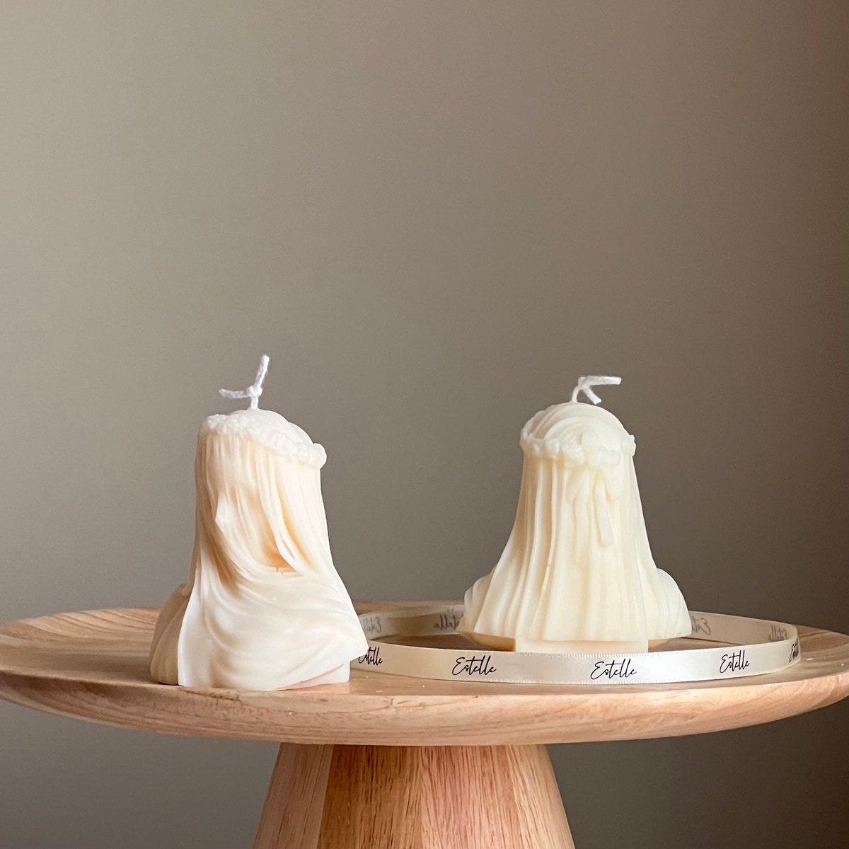 Bougie en cire de soja « Femme aveugle » | Bougie artisanale corps féminin