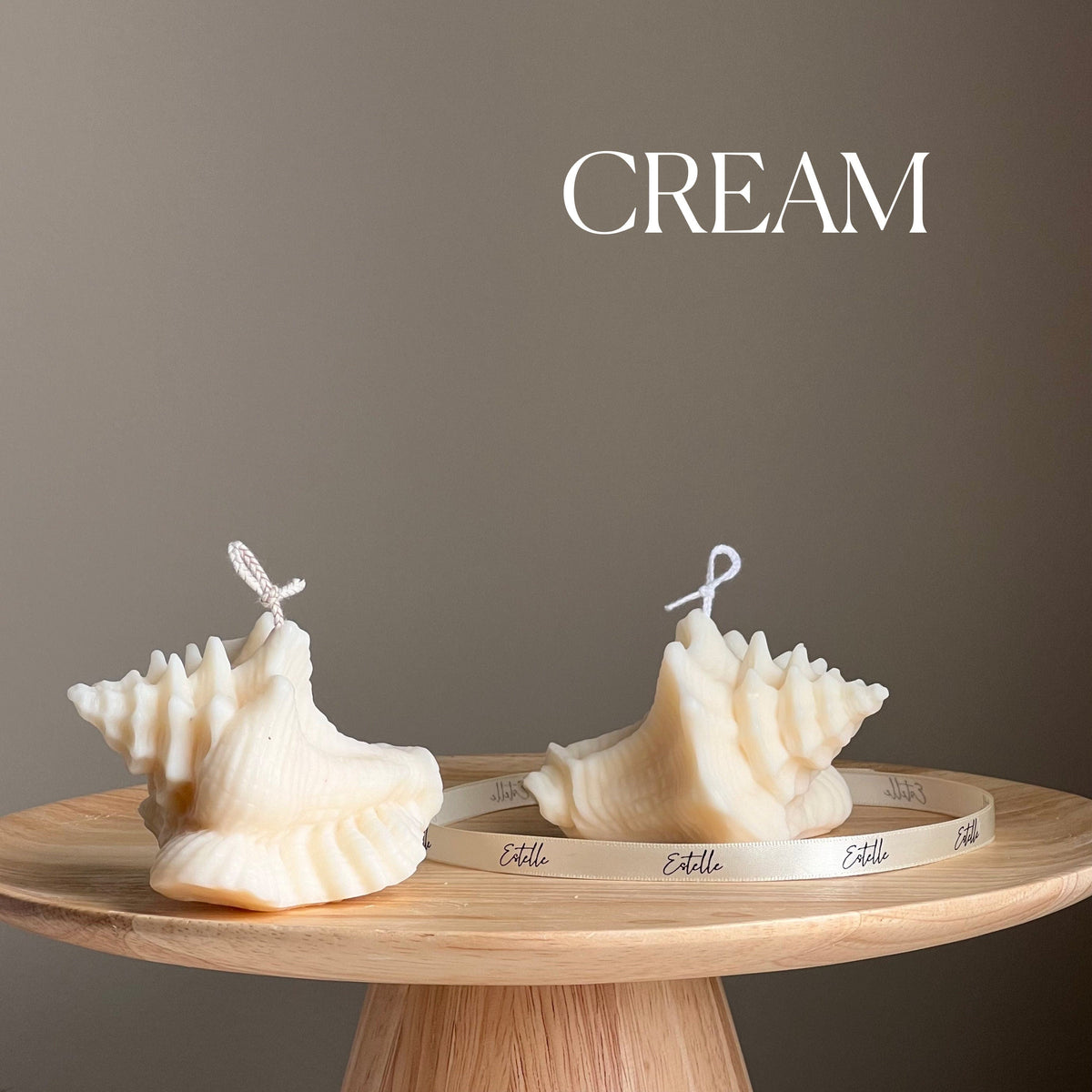 Clam Shell Soy Candle | Decorative Sea Shell