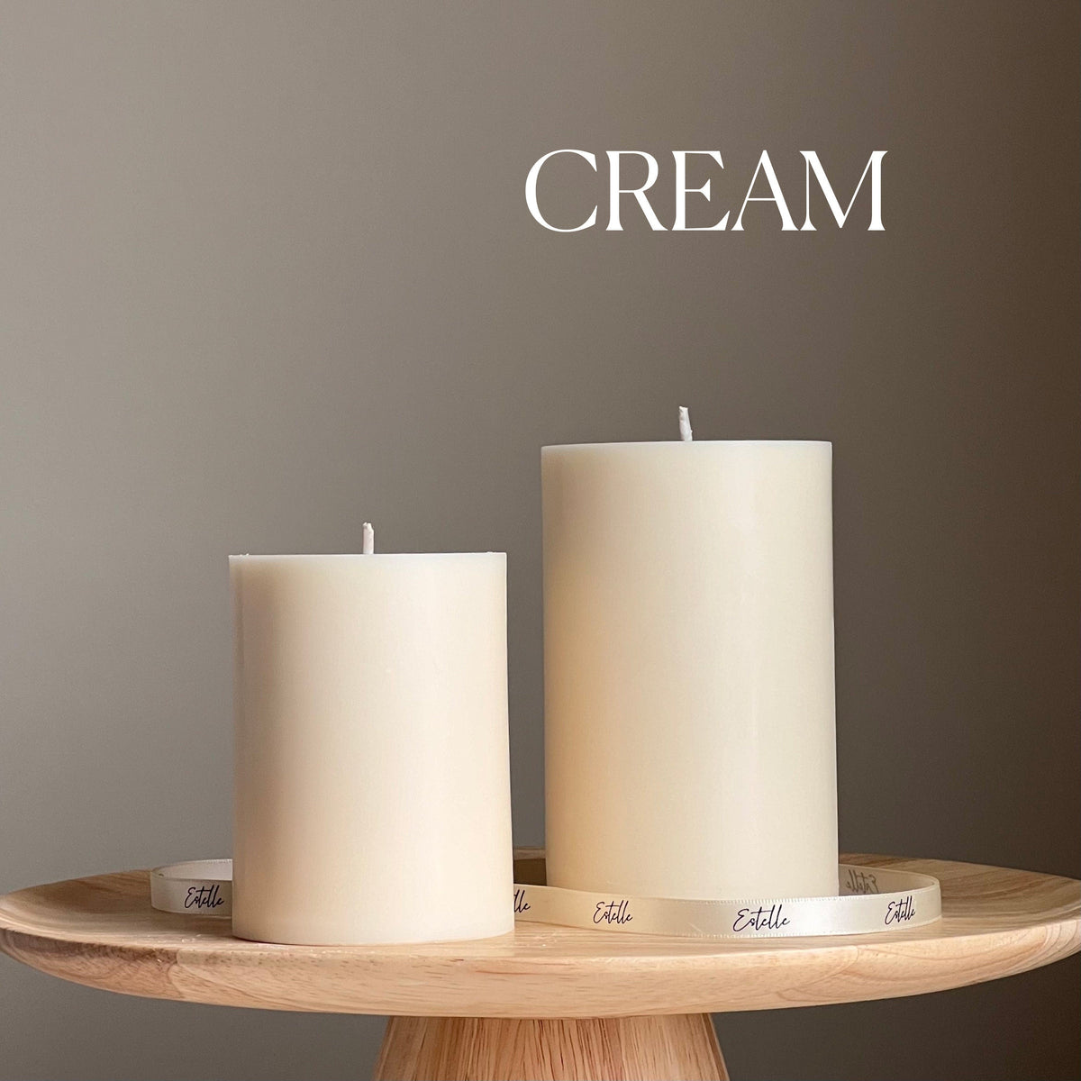 Handmade Soy Wax Pillar Candle: Decorative Candle