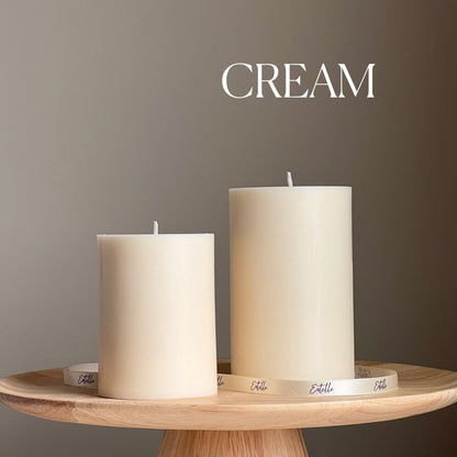 Handmade Soy Wax Pillar Candle: Decorative Candle