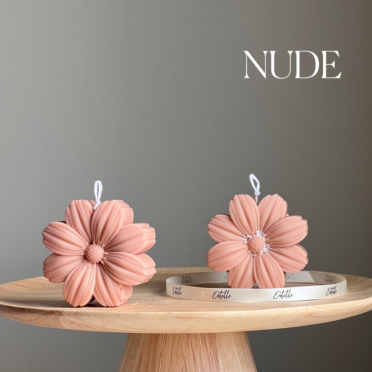 Bougie Fleur en Cire de Soja Blossom | Bougie Sculpturale, Décoration d'Intérieur