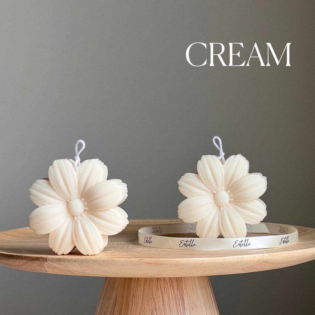 Bougie Fleur en Cire de Soja Blossom | Bougie Sculpturale, Décoration d'Intérieur
