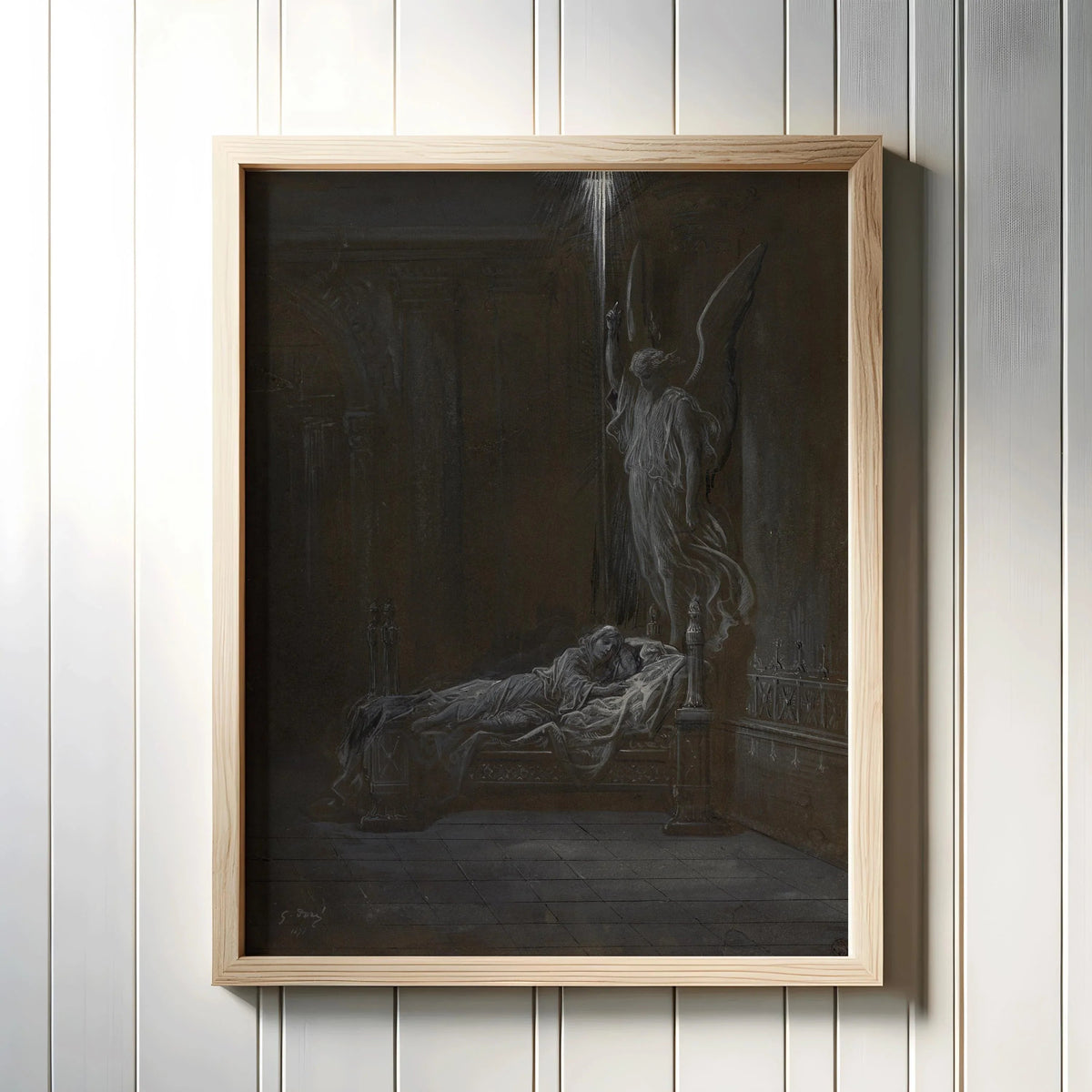 Art mural Visions Sombres : Collection d'estampes spirituelles mythiques