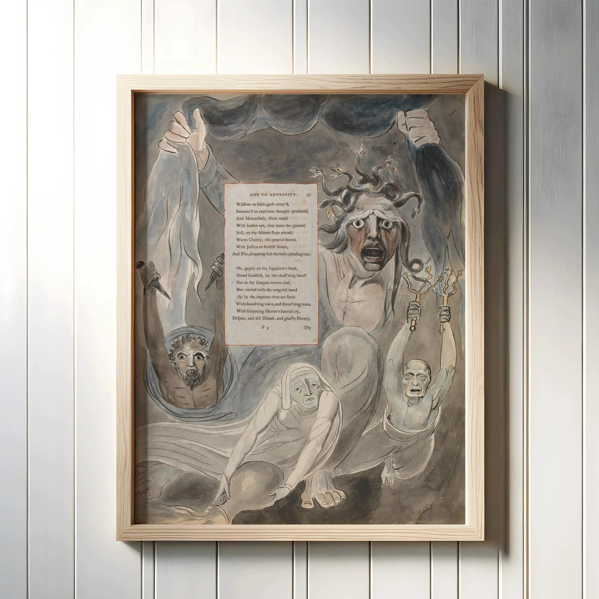 Art mural Visions Sombres : Collection d'estampes spirituelles mythiques