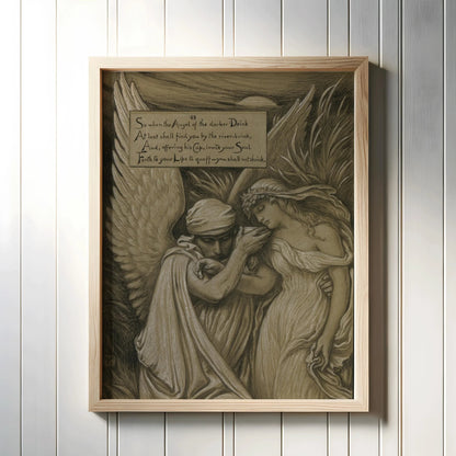 Art mural Visions Sombres : Collection d'estampes spirituelles mythiques