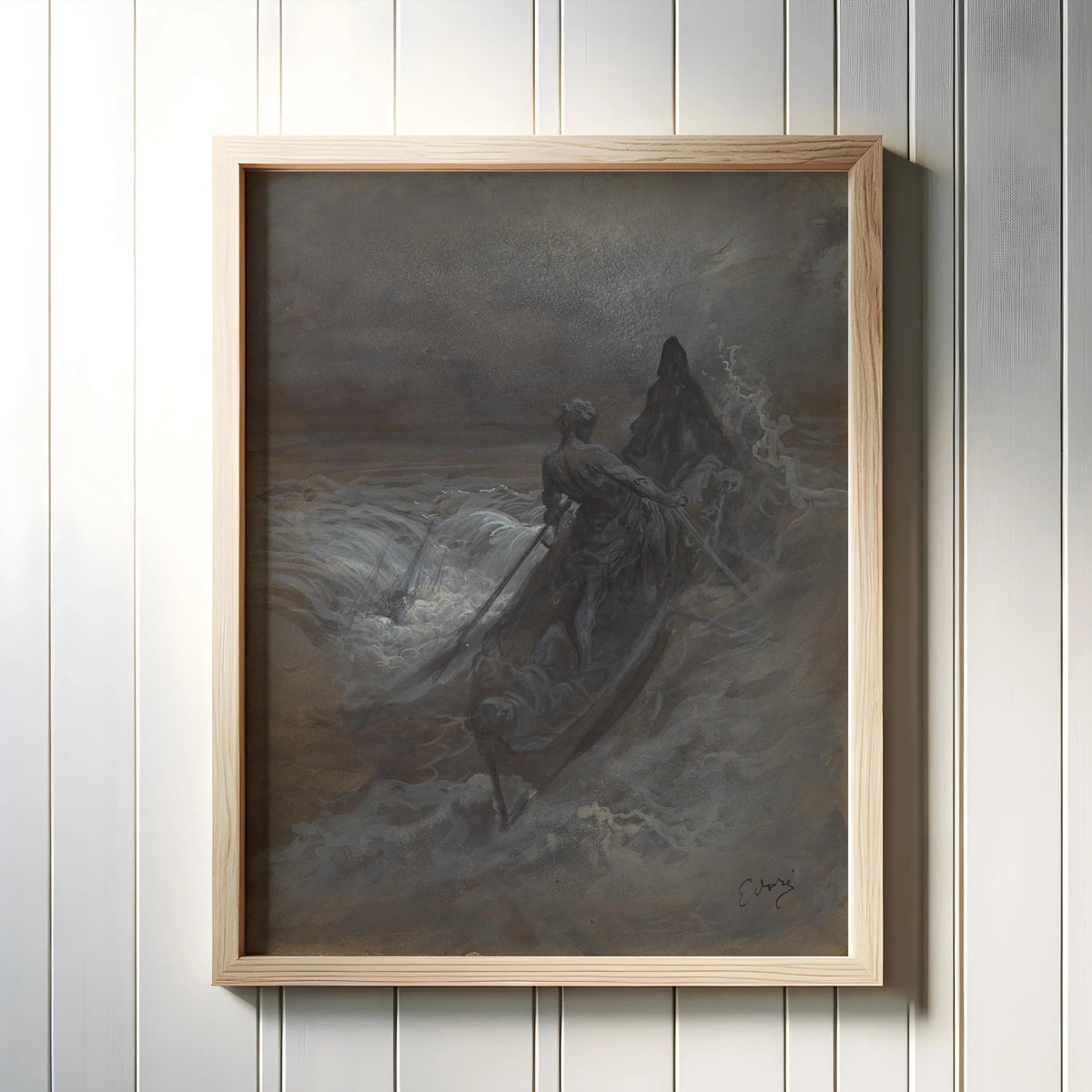 Art mural Visions Sombres : Collection d'estampes spirituelles mythiques