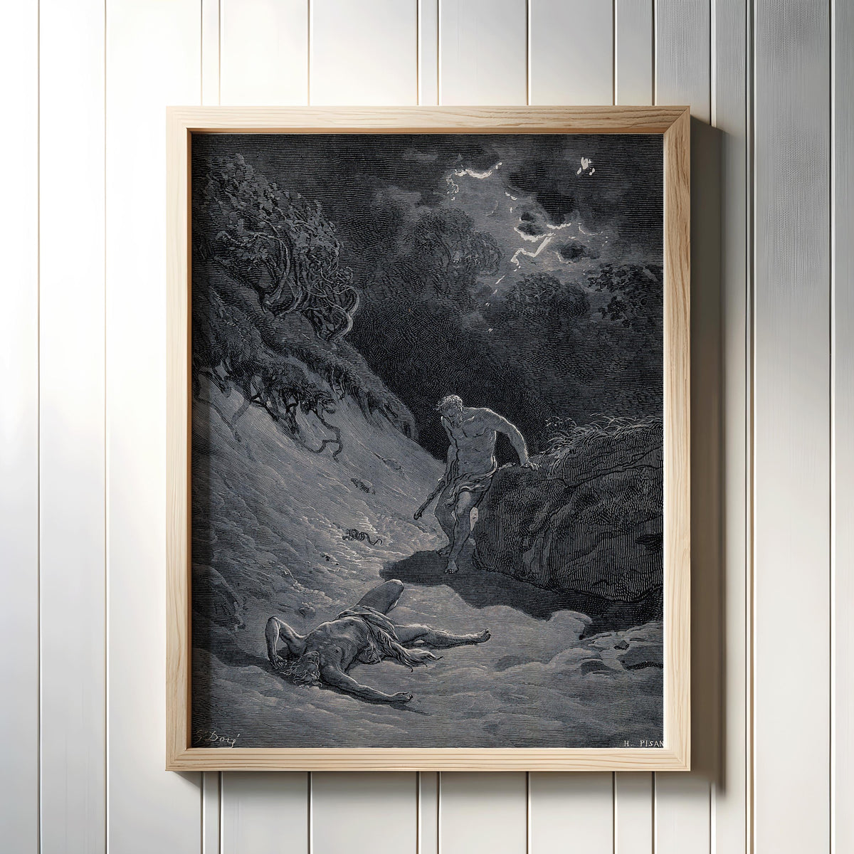 Art mural Visions Sombres : Collection d'estampes spirituelles mythiques