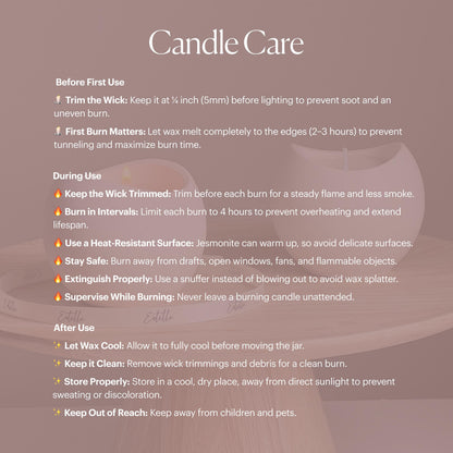 Squircle Soy Wax Candle in Jesmonite Vessel: Handmade Scented Candle