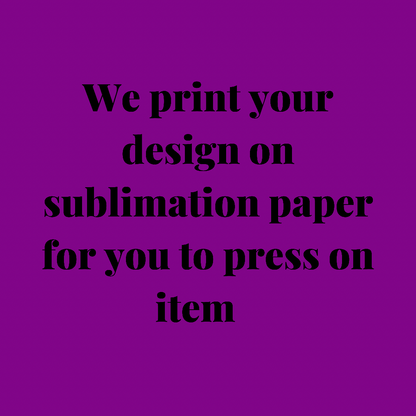 Transferts par sublimation - Impressions de transferts thermiques personnalisés