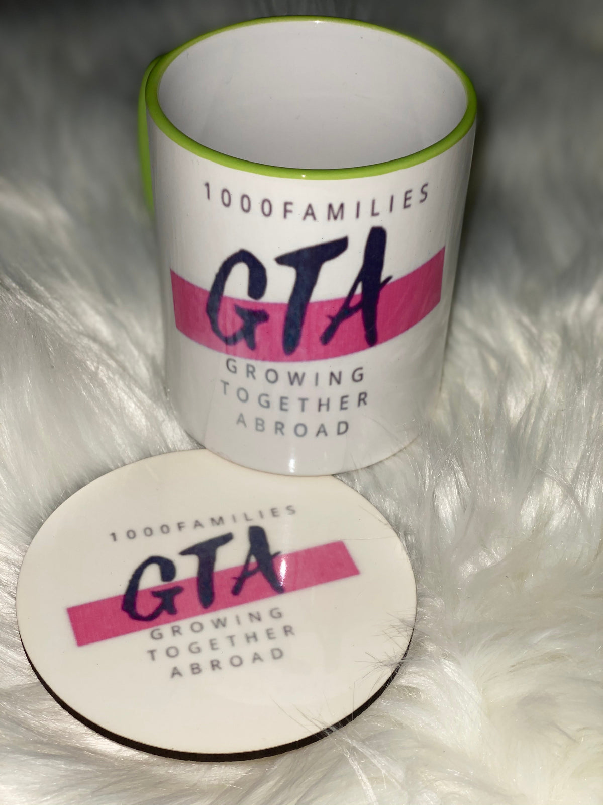 Ensemble tasse et sous-verre personnalisés