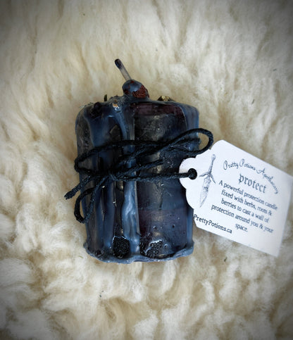 Protect Ritual Herbal Votive Candle