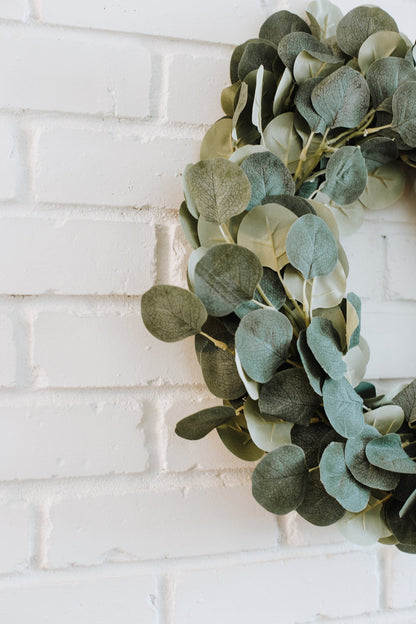 Kit de Couronne de Noël DIY en Eucalyptus