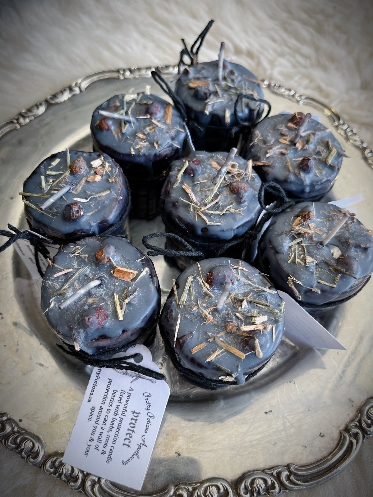 Protect Ritual Herbal Votive Candle