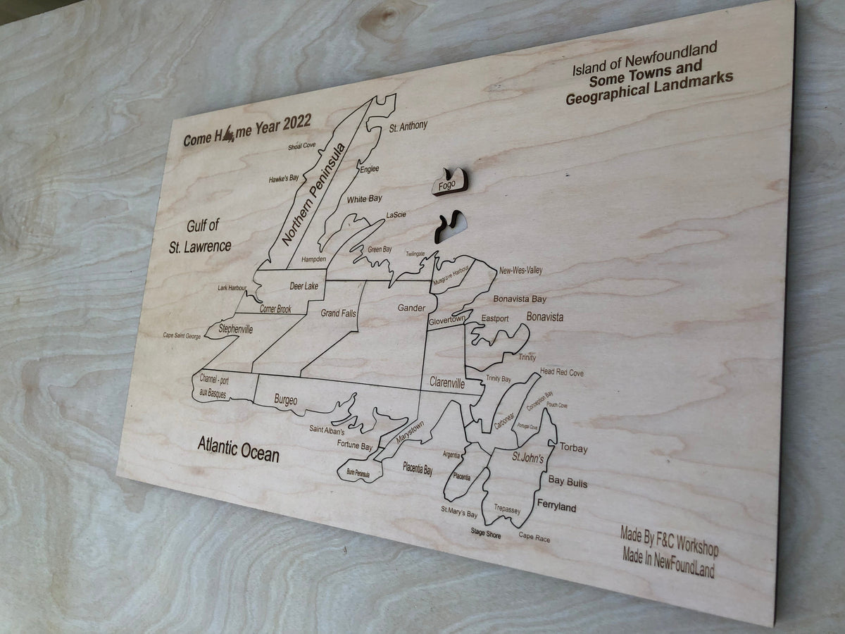 Newfoundland Map Puzzle