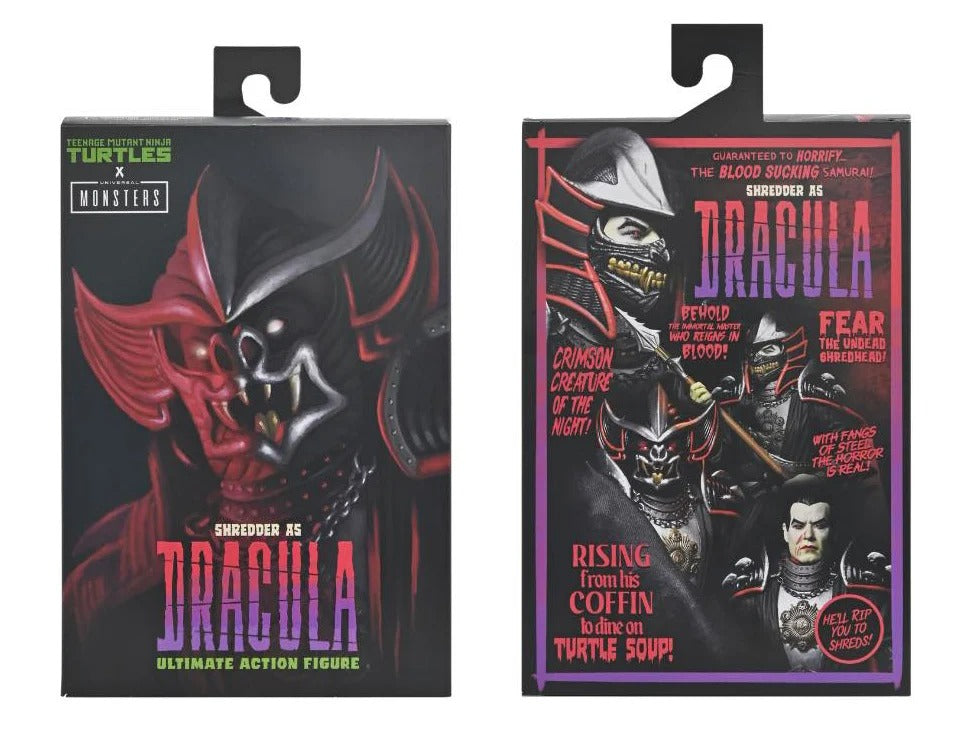 Universal Monsters x Tortues Ninja Mutantes - Figurine Articulée Ultimate Shredder en Dracula